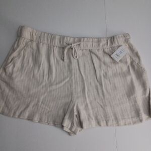 Time And Tru Linen Blend Shorts Sz XXXL 22